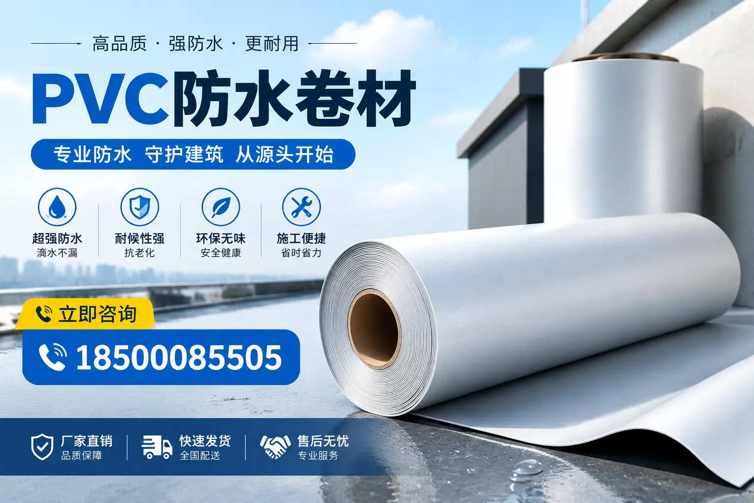 如何评估PVC防水卷材的性价比？胡杨河消费者必看